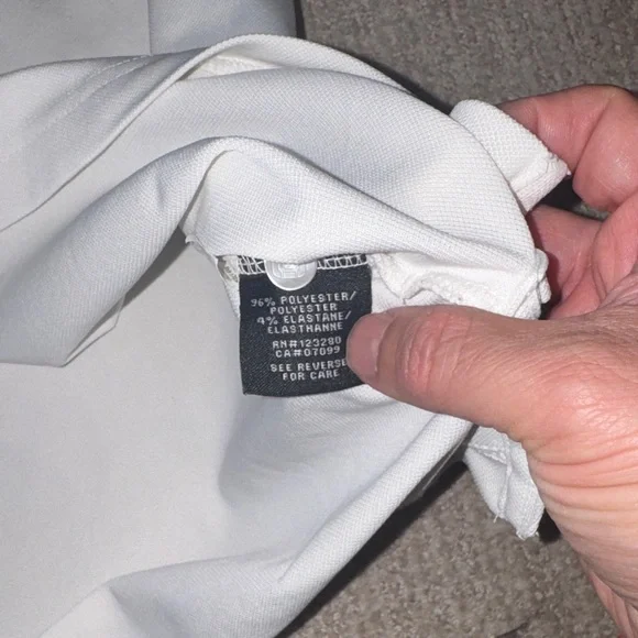 Travis Mathew Mens XL White Short Sleeve Golf Polo Shirt Performance Top - Picture 8 of 11